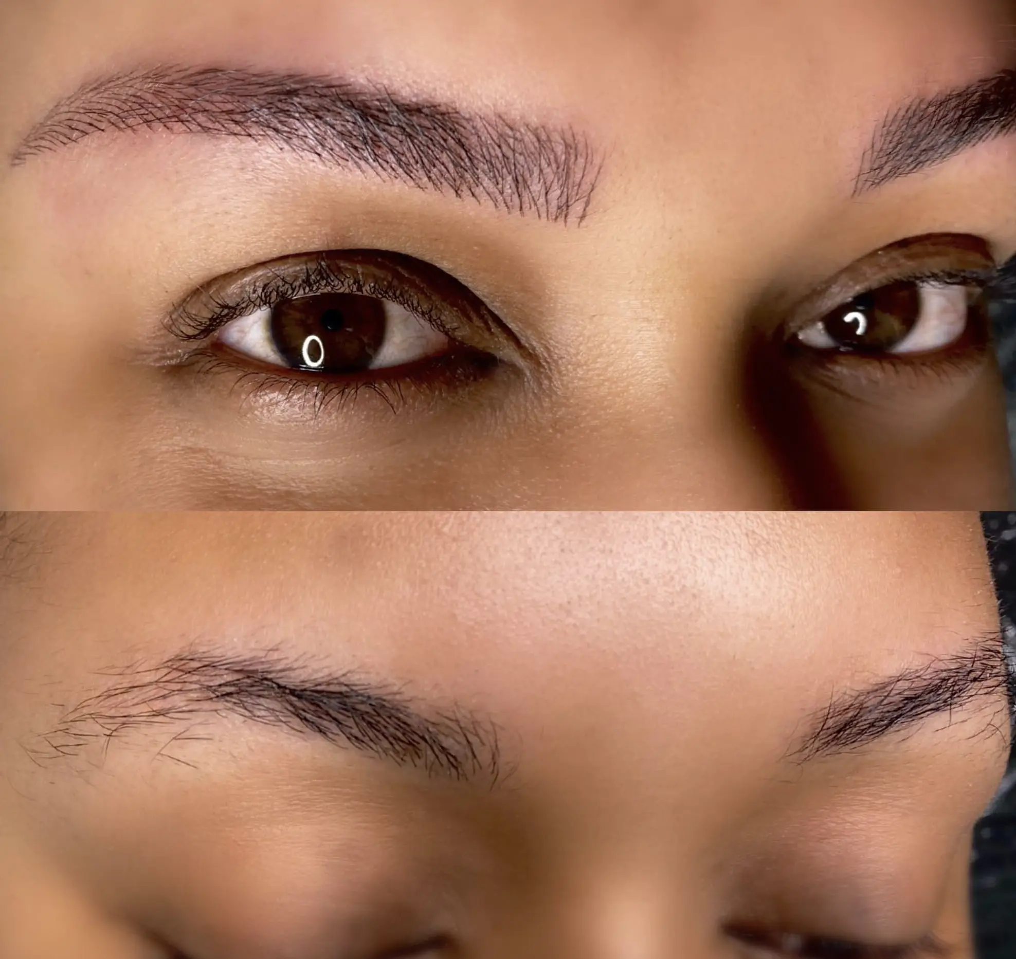 does microblading affect natural brow hair
